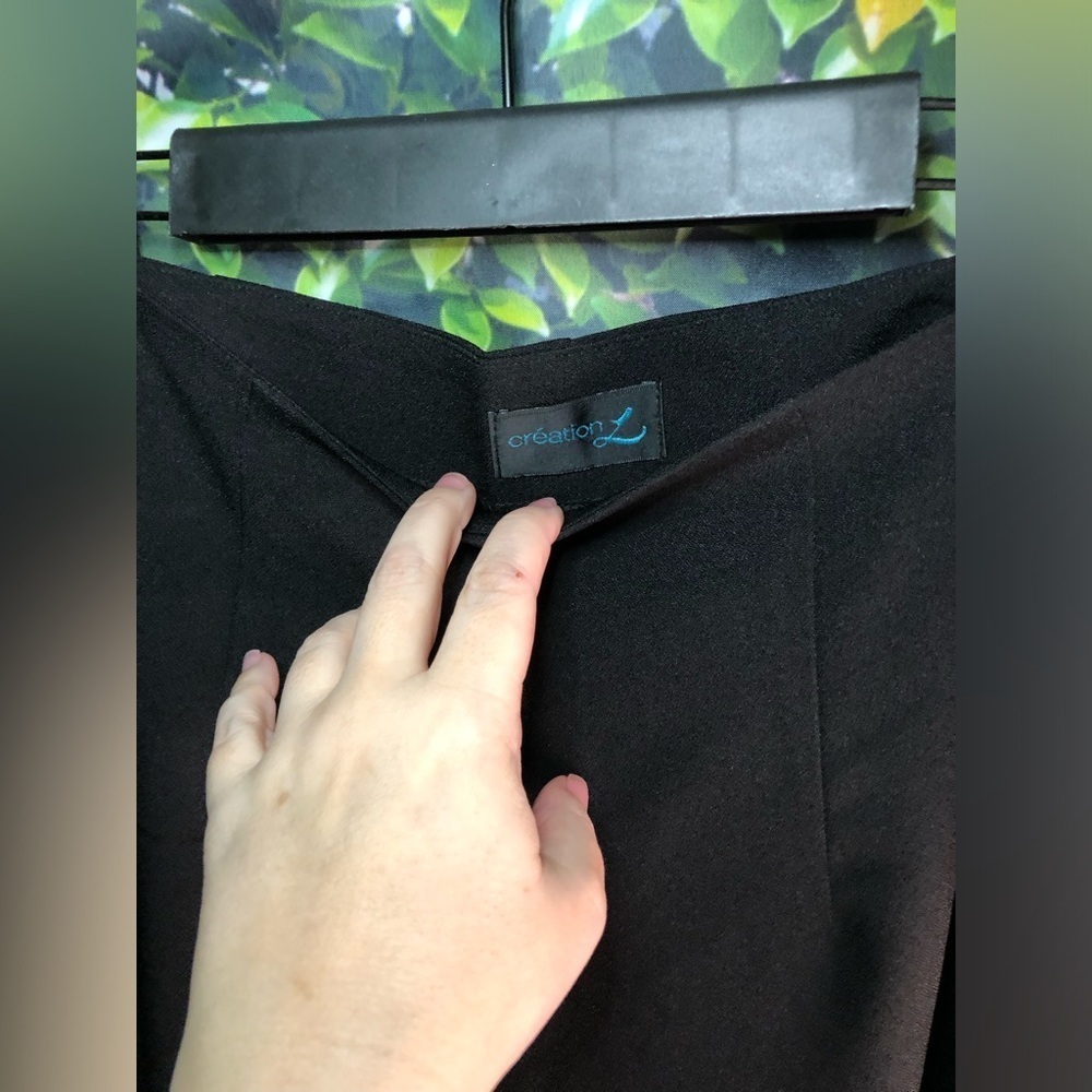 Elegant Black Women's Pants with Bow Detail - Picture 9 of 13